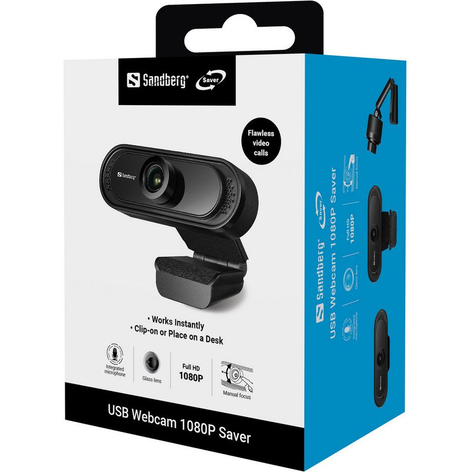 Sandberg  Sandberg USB Webcam 1080P Saver 