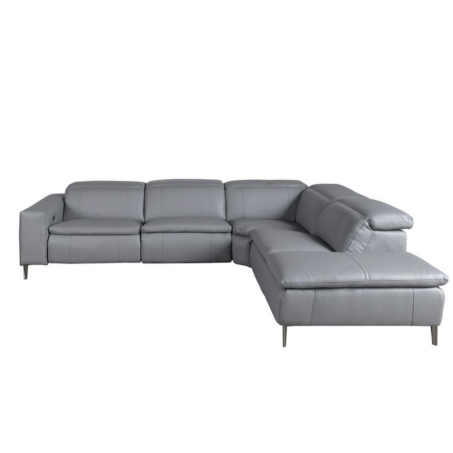 ANGEL CERDA Relaxsofa mit Chaiselongue rechts in Leder  