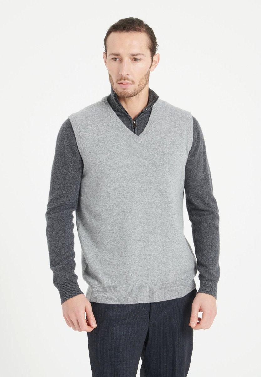 Studio Cashmere8  LUKE 9 Cardigan senza maniche - 100% cashmere 