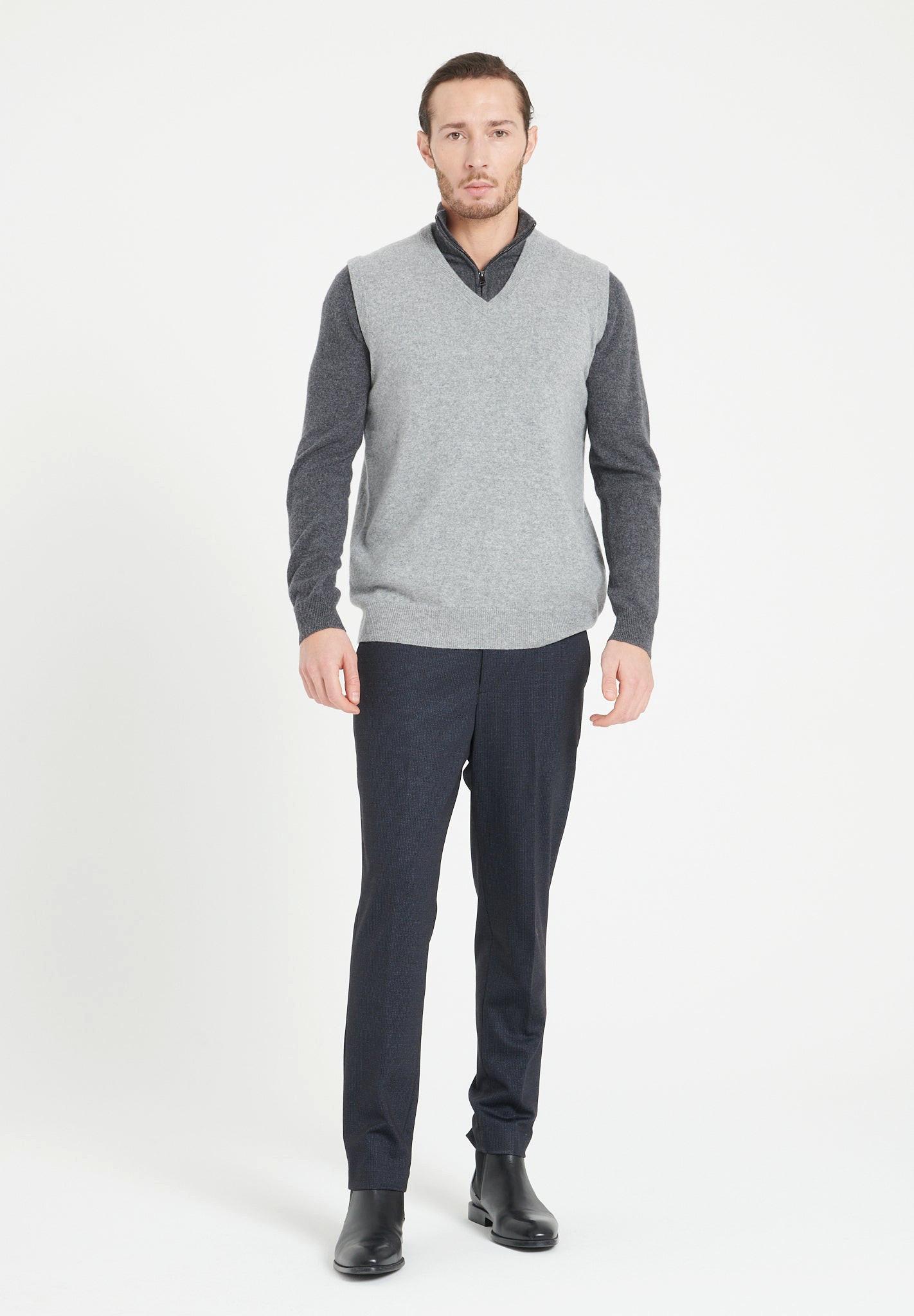 Studio Cashmere8  LUKE 9 Cardigan senza maniche - 100% cashmere 