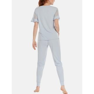 Lisca  Pyjama tenue d'intérieur pantalon top manches courtes Smooth 