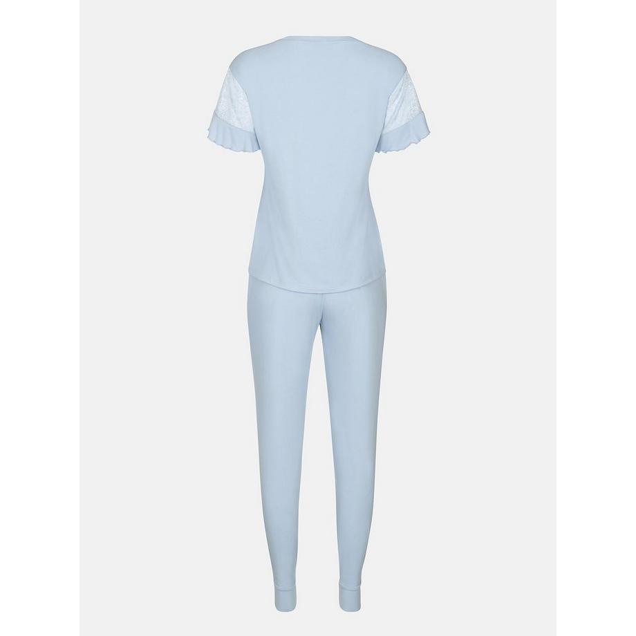Lisca Pigiama Completo da Interno Pantaloni Top Maniche Corte Smooth  