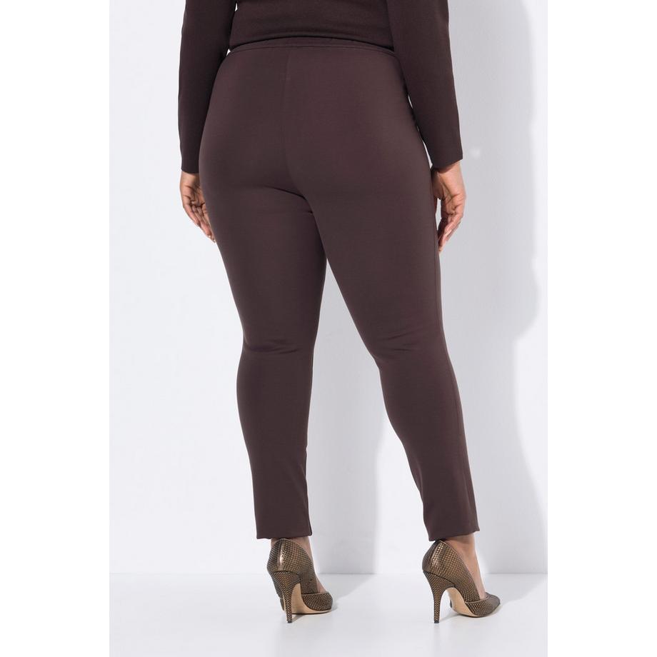 Ulla Popken Sienna Schmale Passform Puntohose Elastischer Bund  