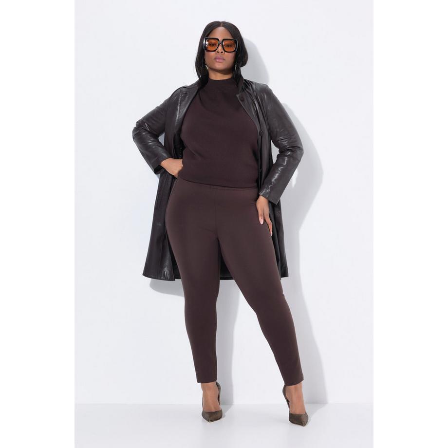 Ulla Popken Sienna Schmale Passform Puntohose Elastischer Bund  