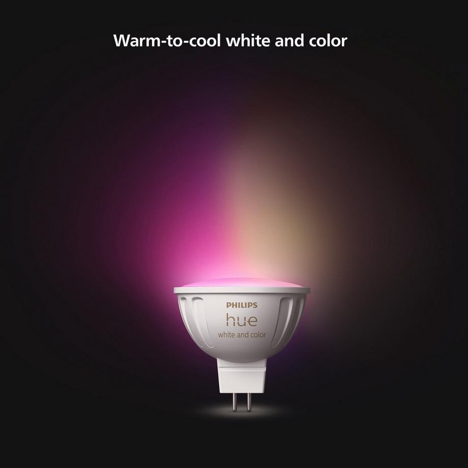 PHILIPS Hue White Color Ambiance GU5.3 MR16 12V 400lm 1er-Pack  