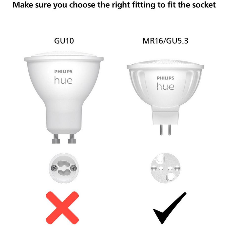 PHILIPS Hue White Color Ambiance GU5.3 MR16 12V 400lm 1er-Pack  
