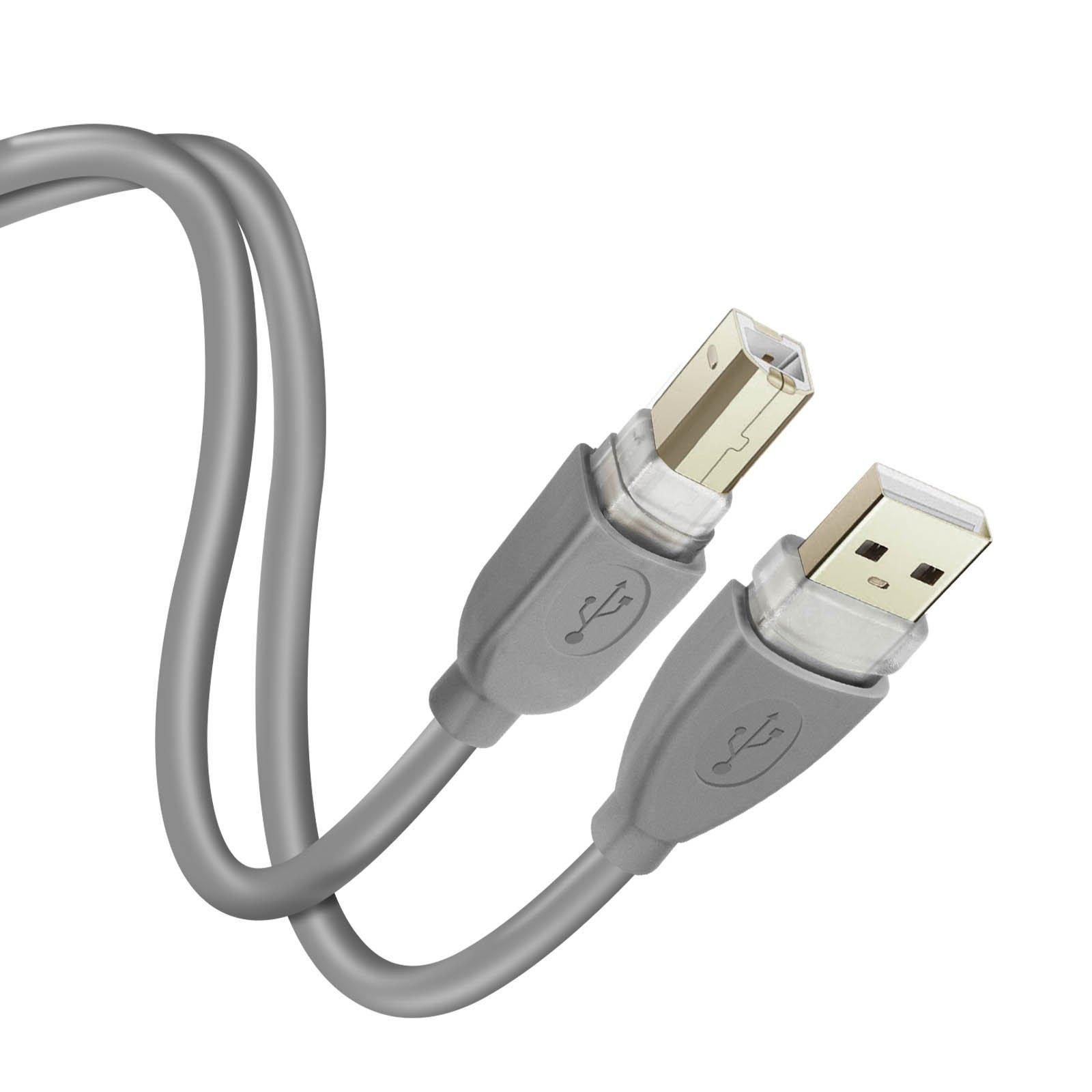 Image of USB 2.0 A/USB 2.0 B Kabel, 1.8m LinQ
