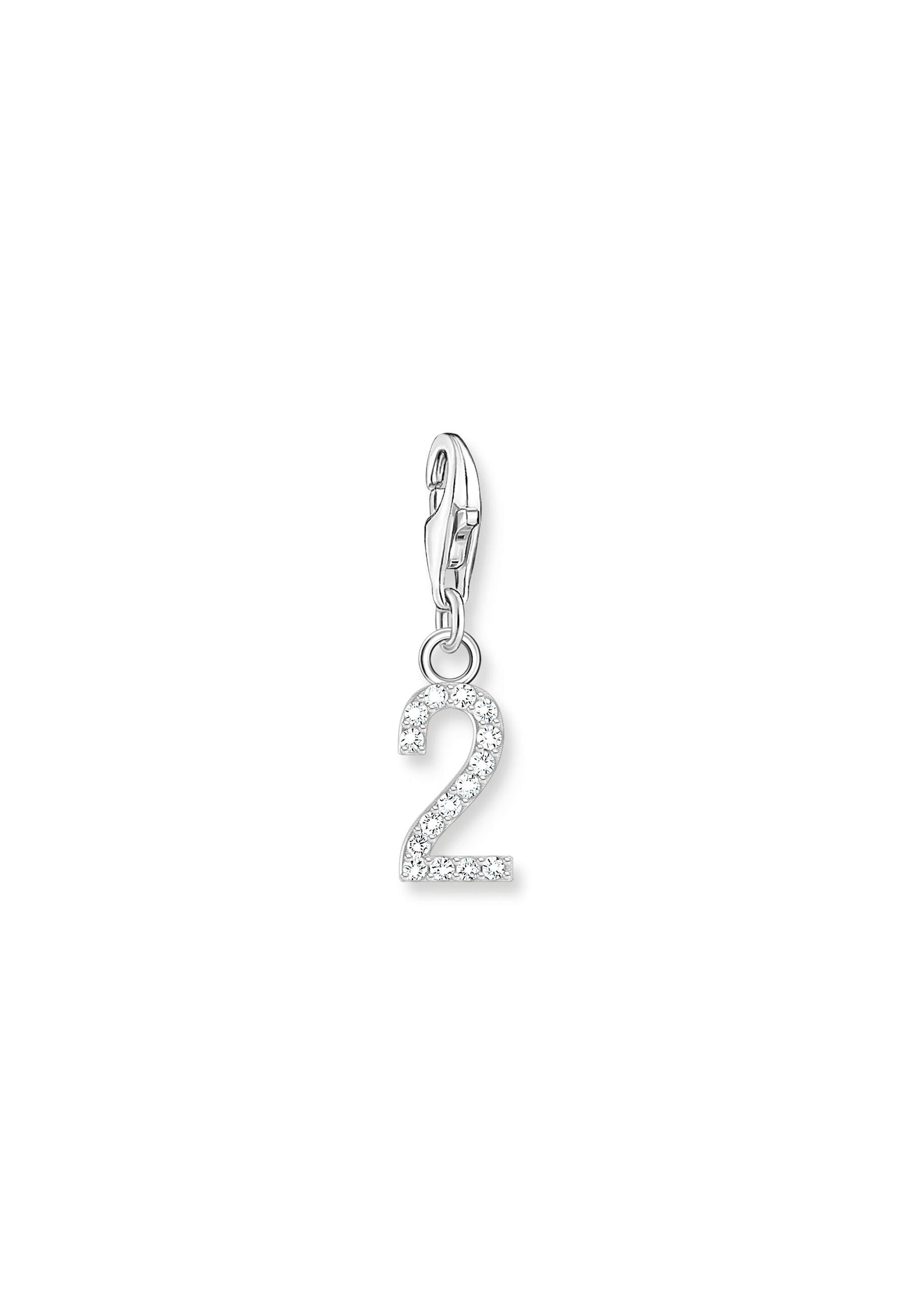 Thomas Sabo  Pendentif Charm Number "2" Zirconia 