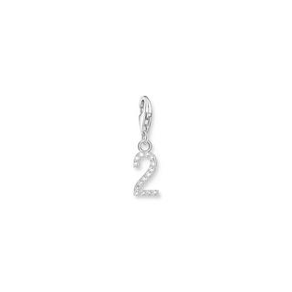 Thomas Sabo  Charm-Anhänger Nummer "2" Zirkonia 