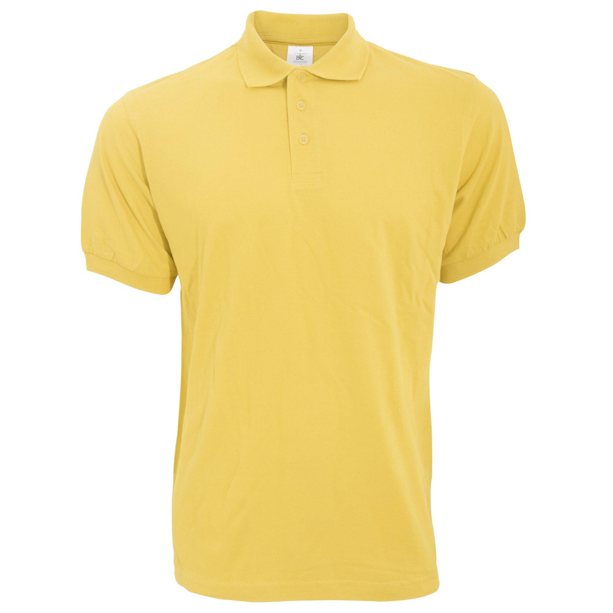 Image of B&c Poloshirt Safran Kurzarm Herren Gold XL
