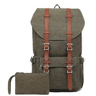 Only-bags.store Rucksack Studenten 17-Zoll-Rucksack für 15" Notebook Casual Daypacks Student Tasche für Wandern  