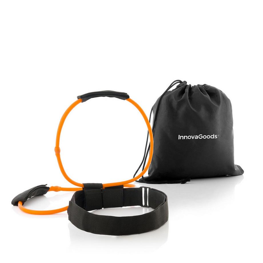 InnovaGoods  Ceinture avec bandes de résistance pour les fessiers et guide d'exercices Bootrainer InnovaGoods 