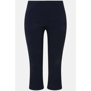 Ulla Popken  Pantaloni di bengalina elasticizzata, lunghi fino al polpaccio, con cintura elastica 