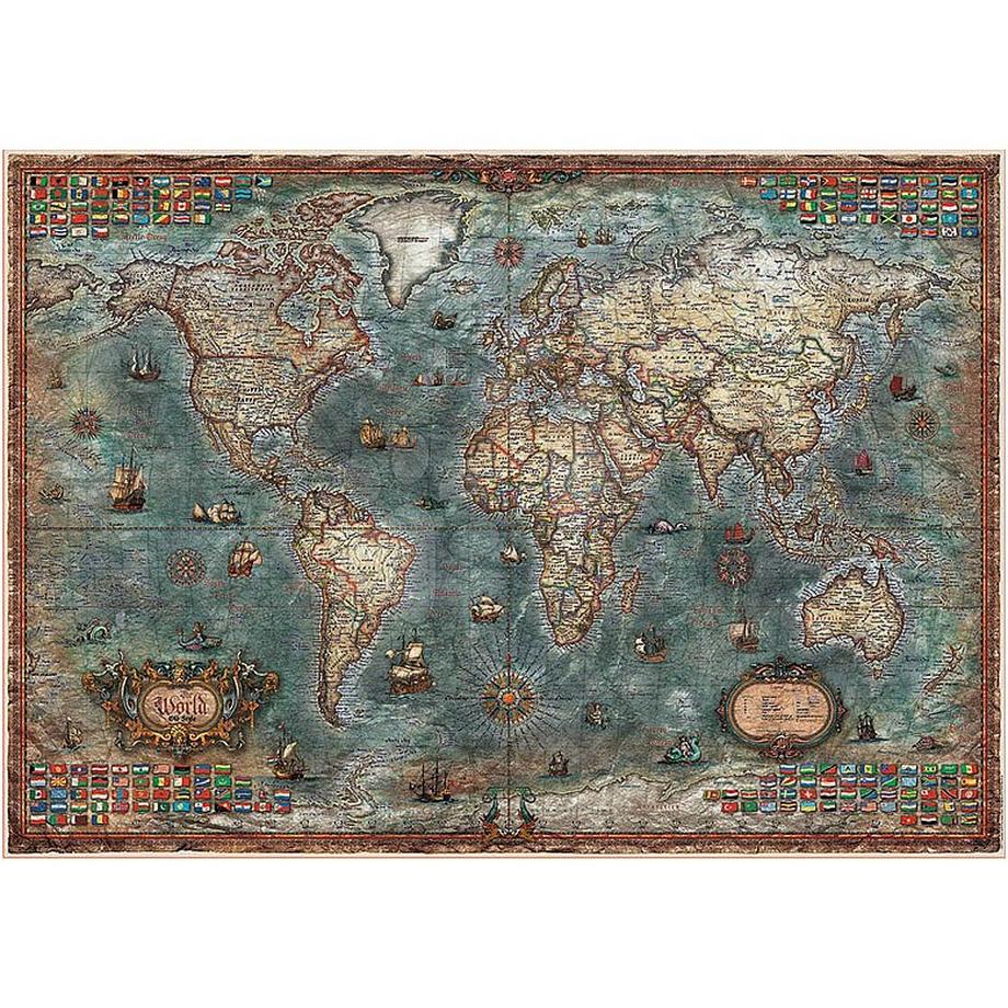 Educa  Educa Historical World Map (8000) 