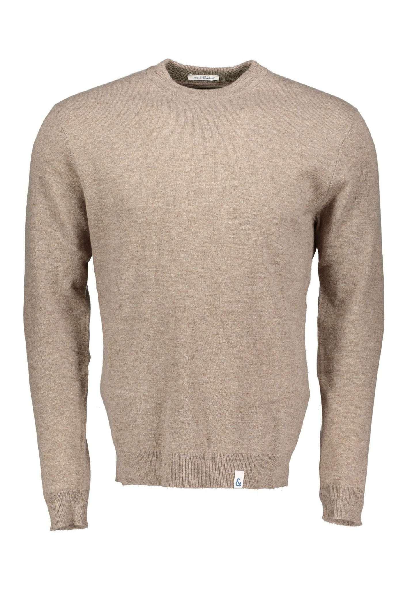 Image of Pullover Roundneck-cashmere Herren Beige S