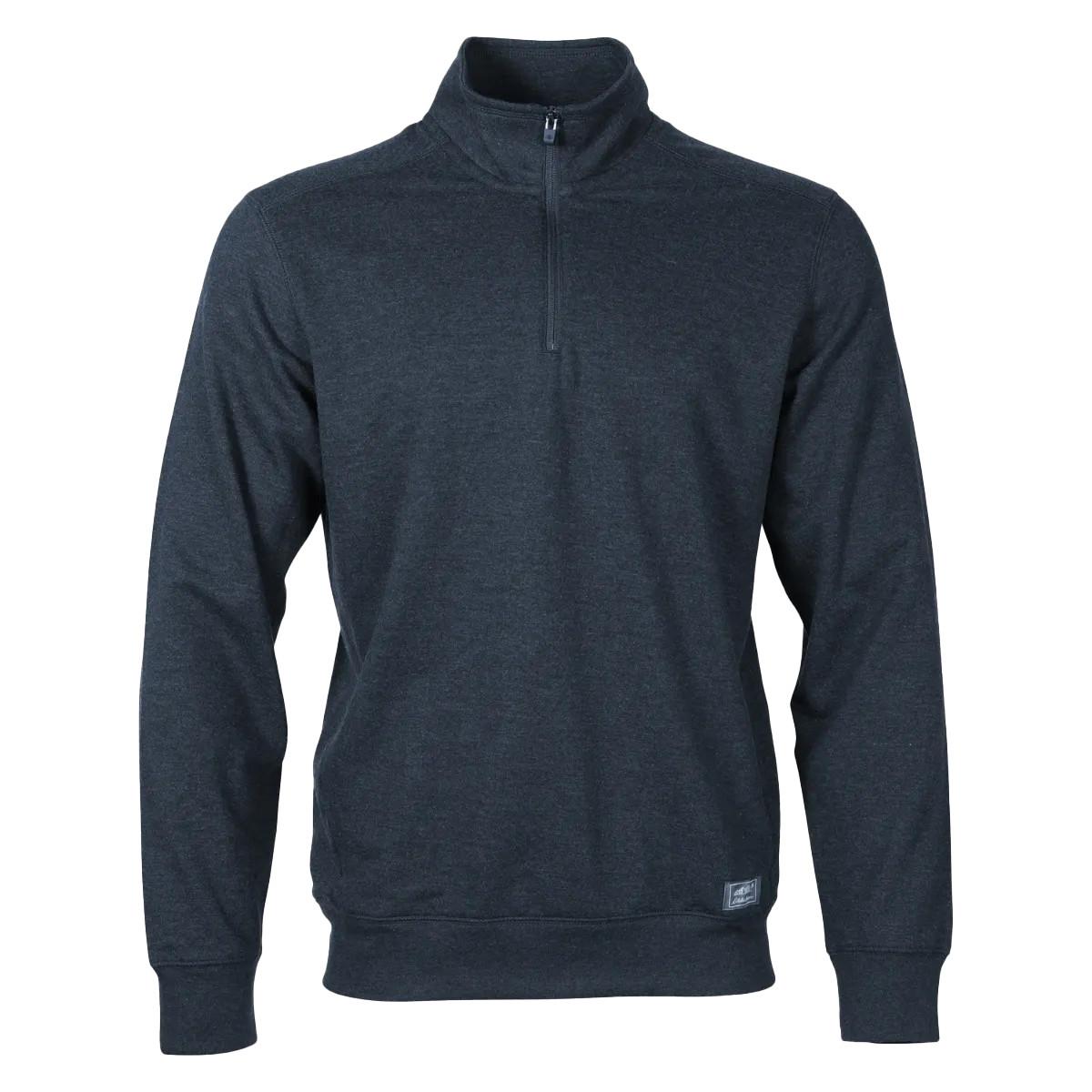 Image of Camp Sweatshirt Mit Kurzem Reißverschluss Herren Grün XL