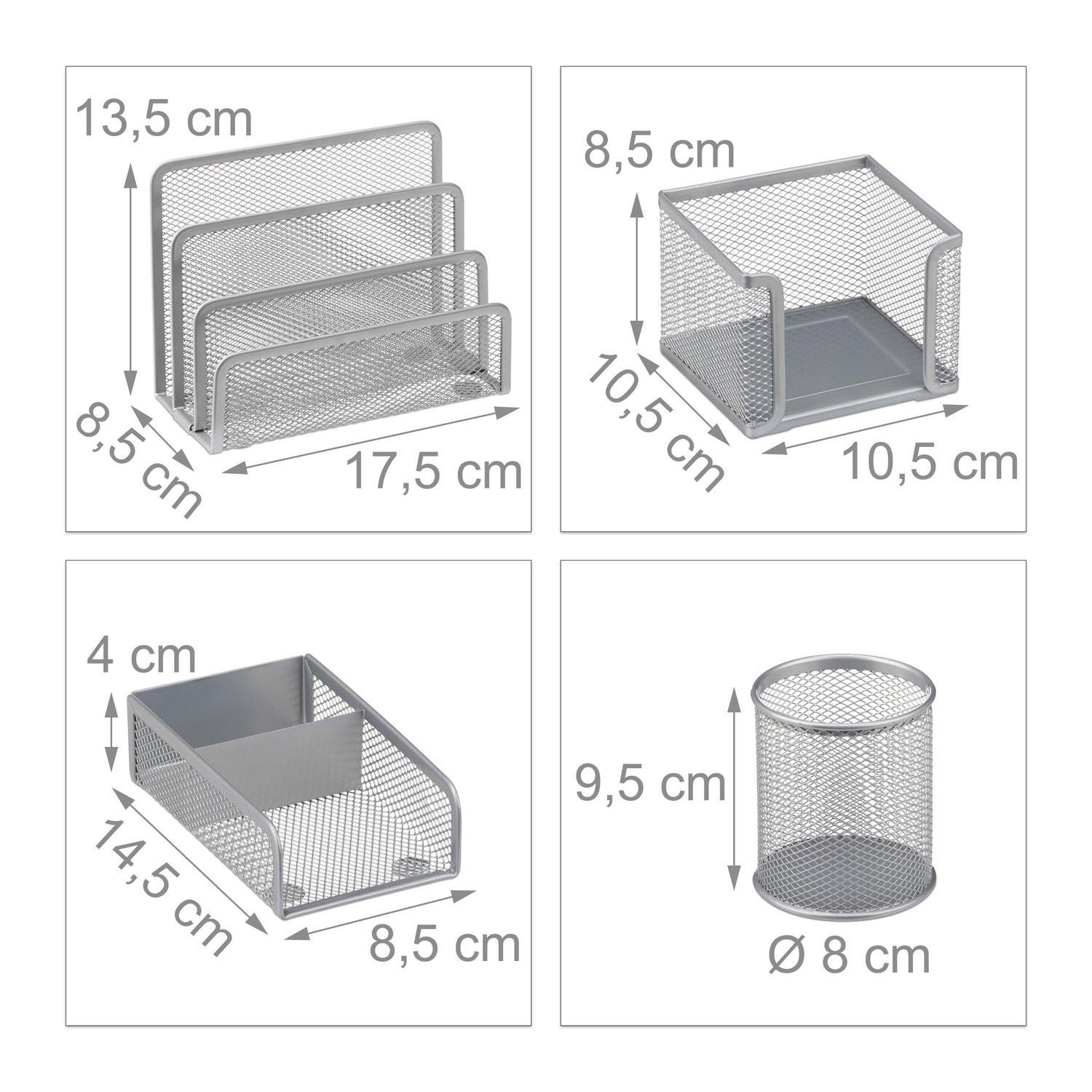 B2X Schreibtisch-Organisationsset 4-teilig  