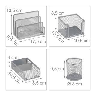 B2X Schreibtisch-Organisationsset 4-teilig  