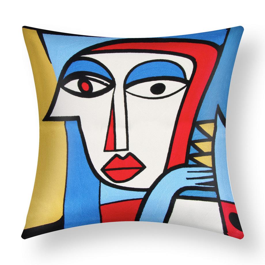 Avizar Lot 2 Housses de Coussin Art Elyna  