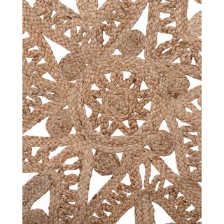 Beliani Tapis en Jute Boho BUCAK  