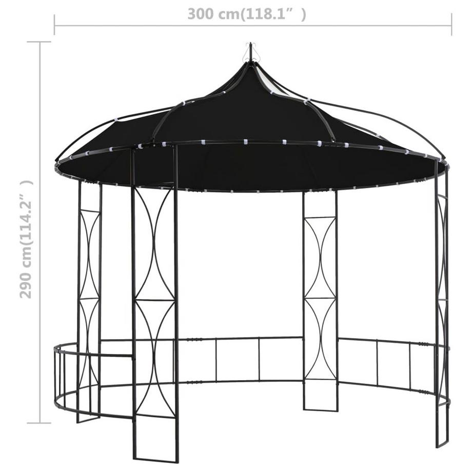 VidaXL Belvédère tissu  