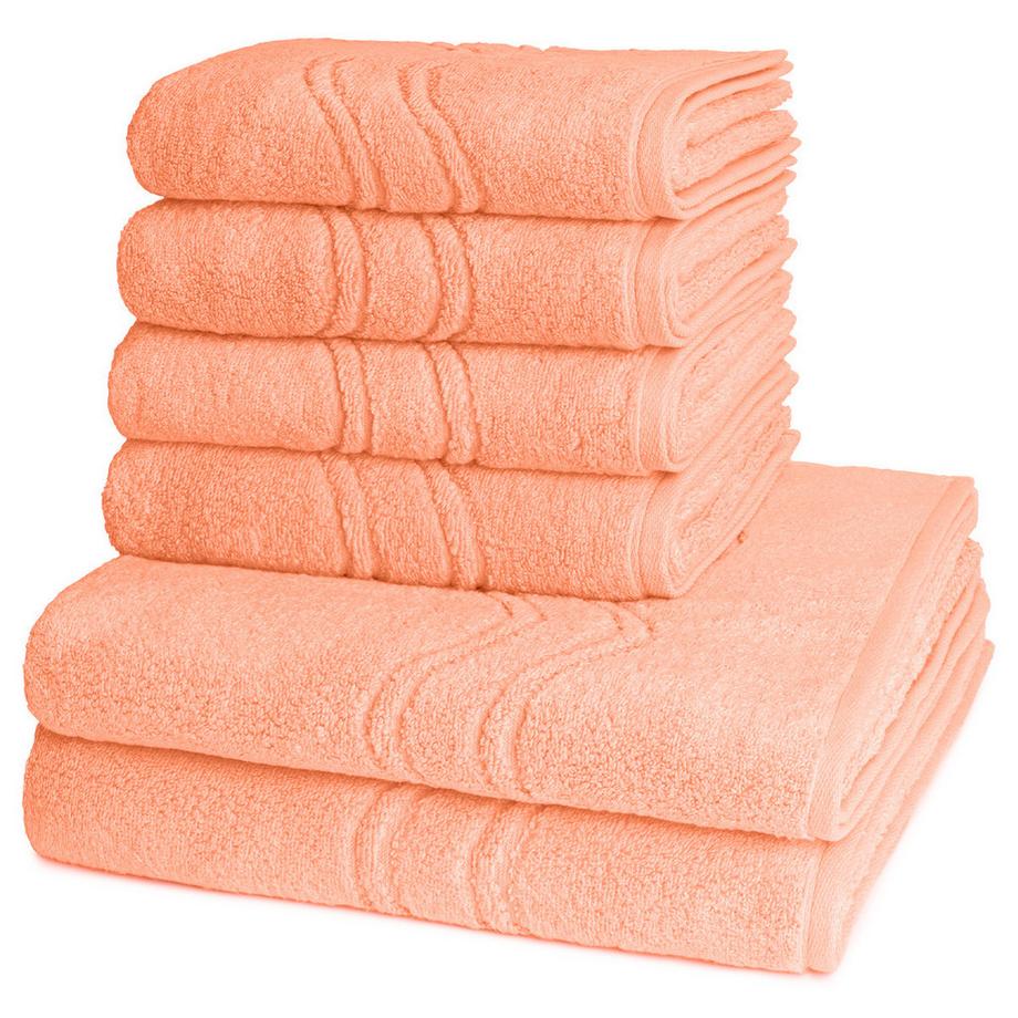 Cashmere feeling - 4 X Handtuch 2 X Duschtuch - im Set