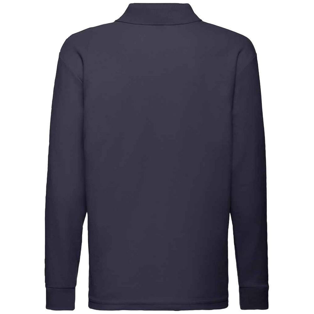 Fruit of the Loom  Langarm Pique Polo Shirt 