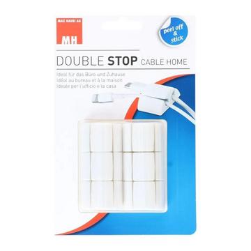 Cable Home 135351 organizer per cavi Scrivania Clip per cavo Bianco 6 pz