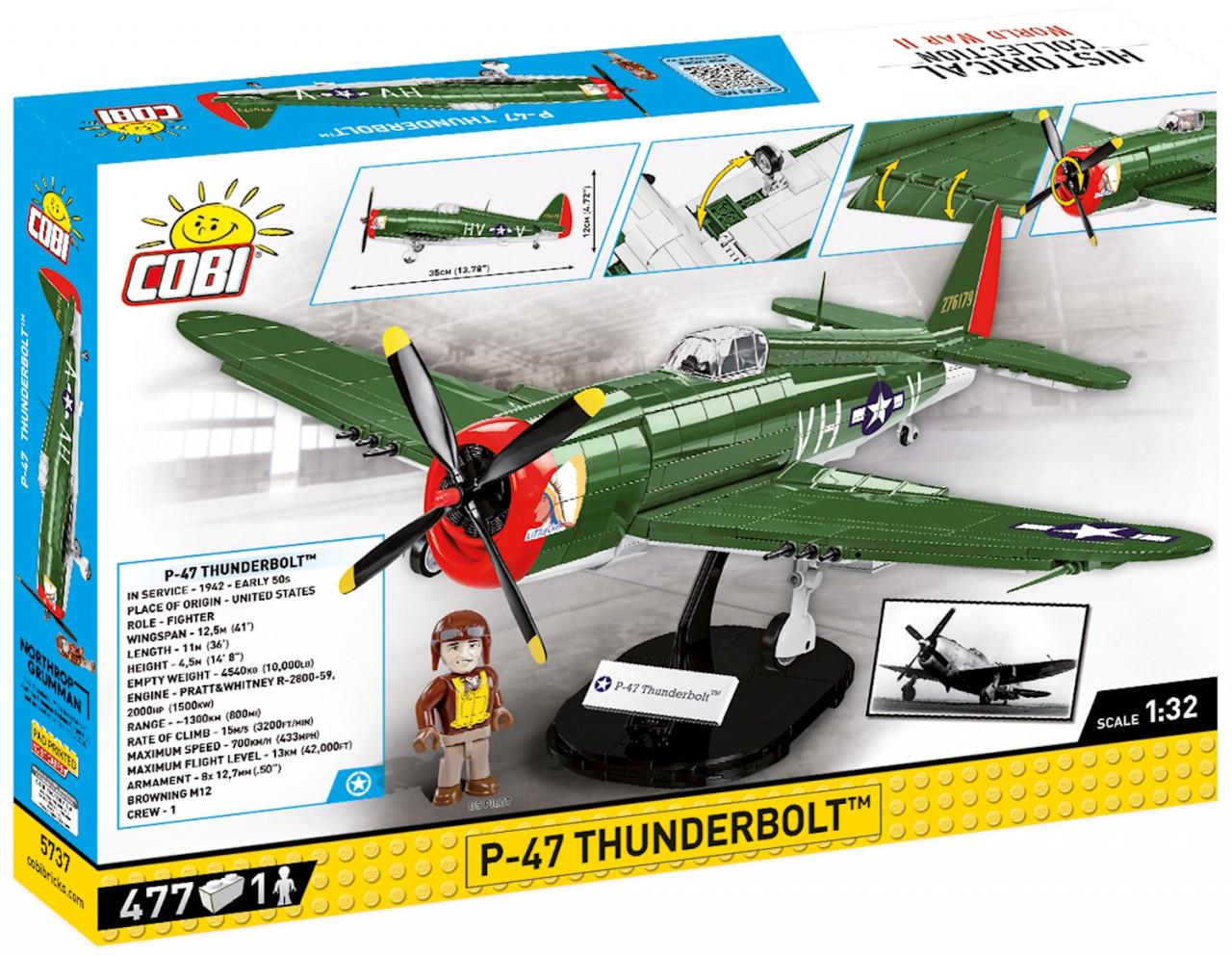 Cobi  Historical Collection P-47 Thunderbolt (5737) 