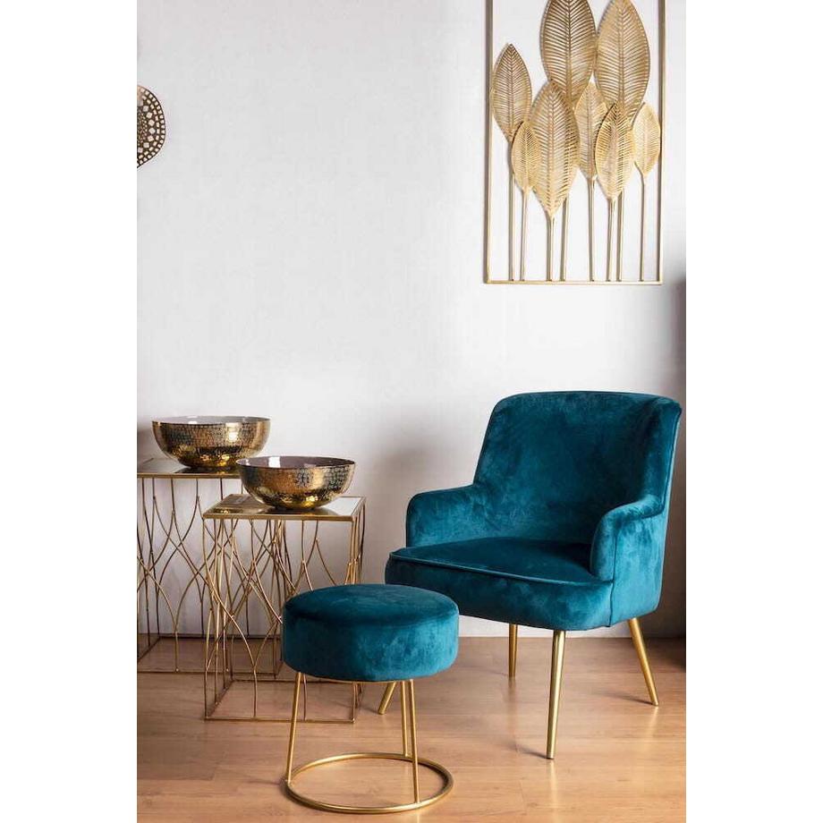 mutoni Table d&#039;appoint Elenor carrée J18 (lot de 2)  