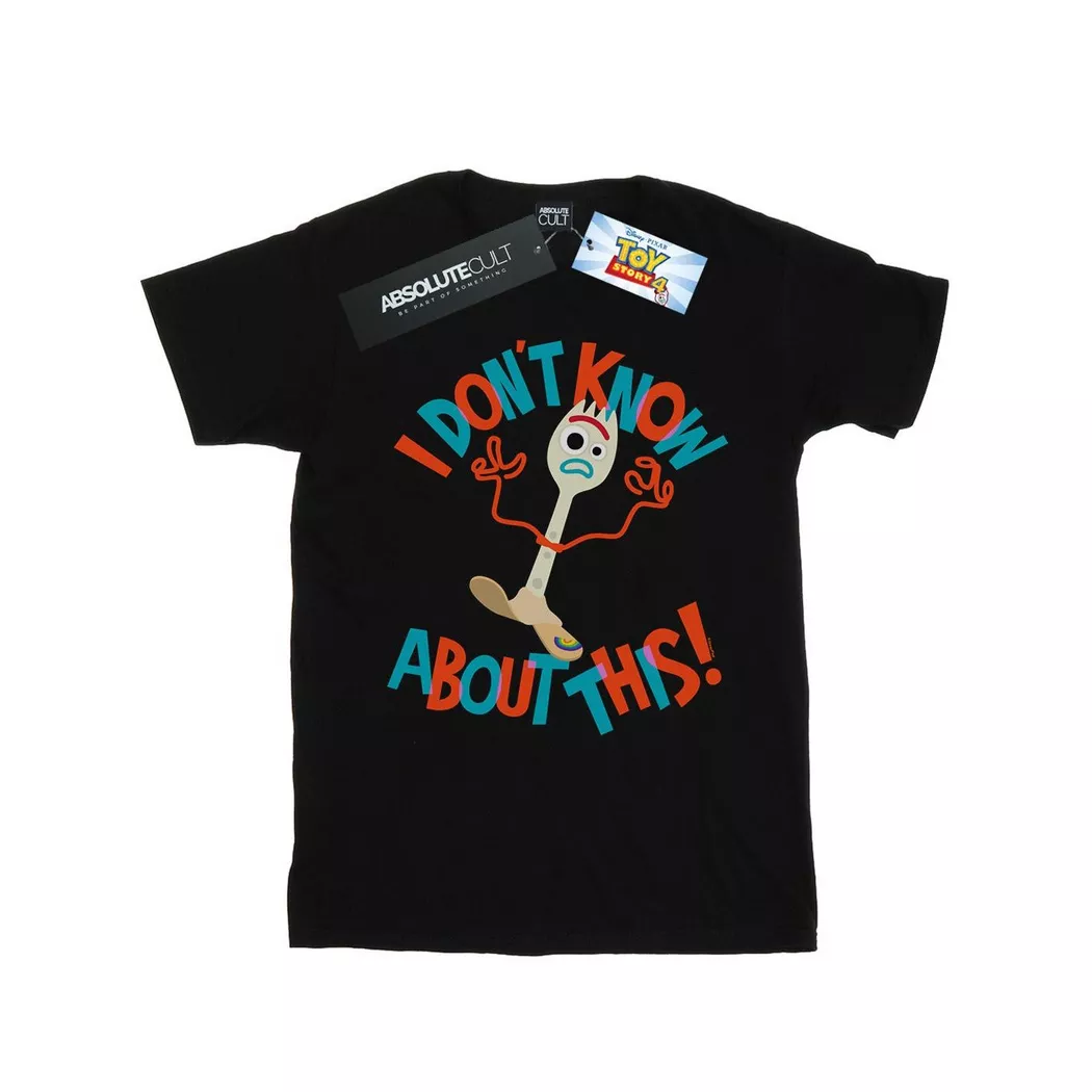 Disney - Toy Story 4 I Dont Know About This TShirt, für Damen, Schwarz, Größe XL