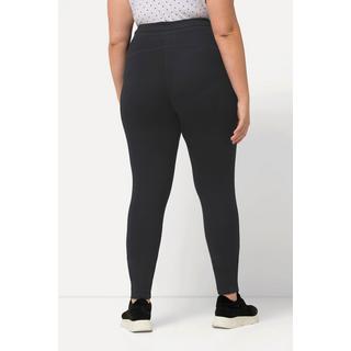 Ulla Popken Bellieva Leggings Jersey Vita Comoda Cotone Biologico  