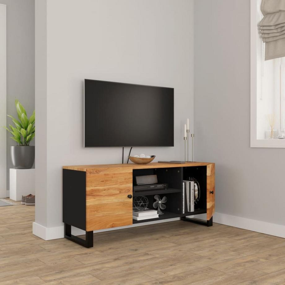 VidaXL Meuble tv bois d'acacia  