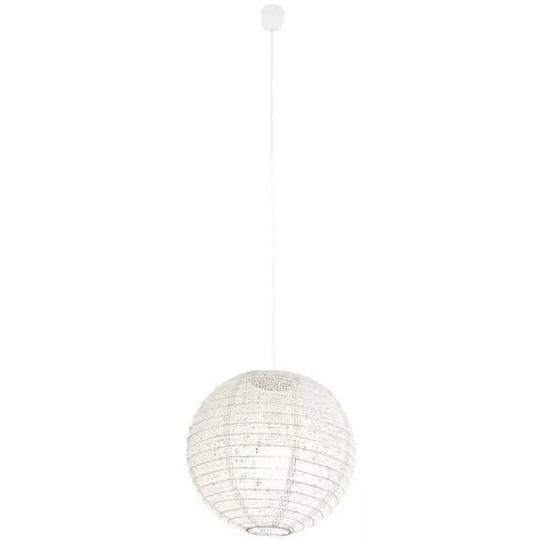 mutoni – Hängeleuchte Paper weiss Ø40cm, One Size