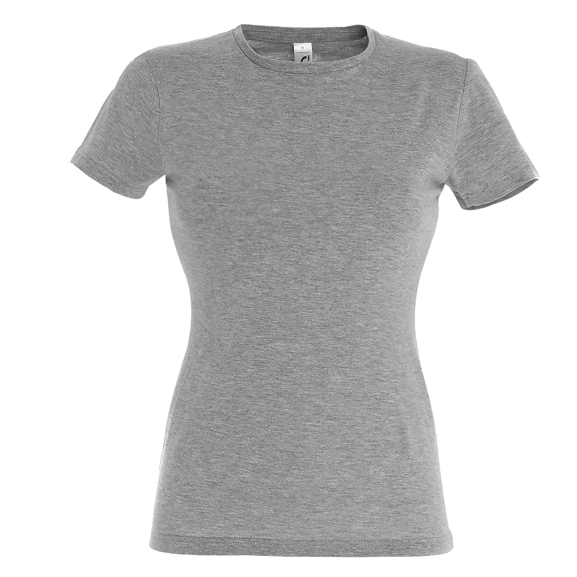 Image of Tshirt, Kurzarm, Rundhalsausschnitt Damen Taubengrau S
