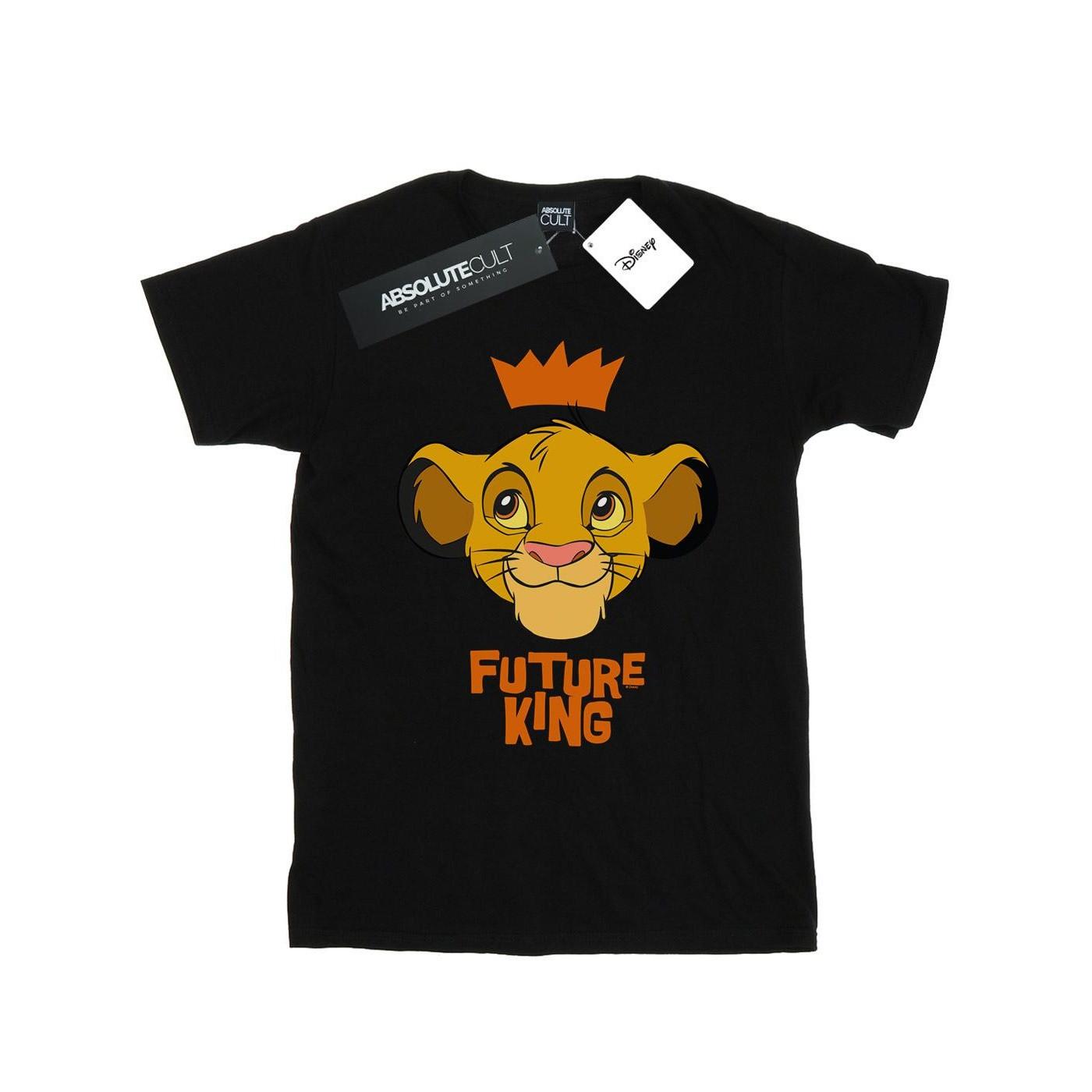 Image of The Lion King Simba Future King Tshirt Mädchen Schwarz 104