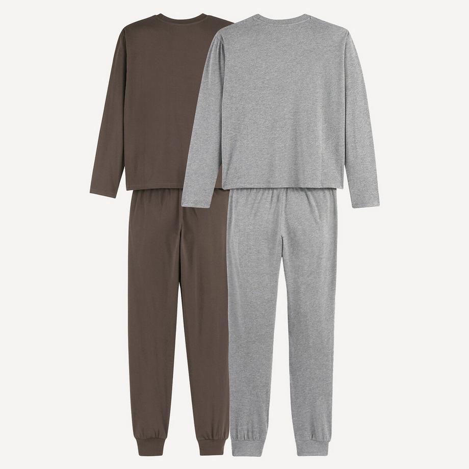 La Redoute Collections  2er-Set Pyjamas aus Baumwolljersey 