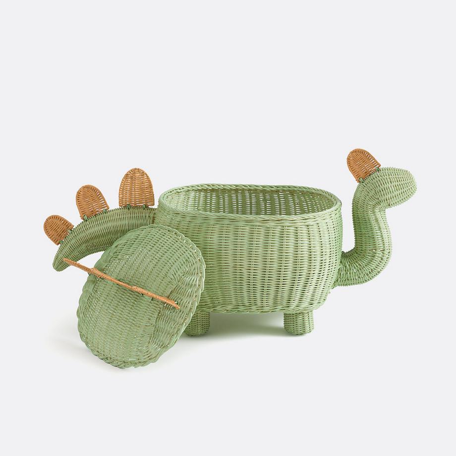 La Redoute Intérieurs Panier enfant dinosaure en rotin  