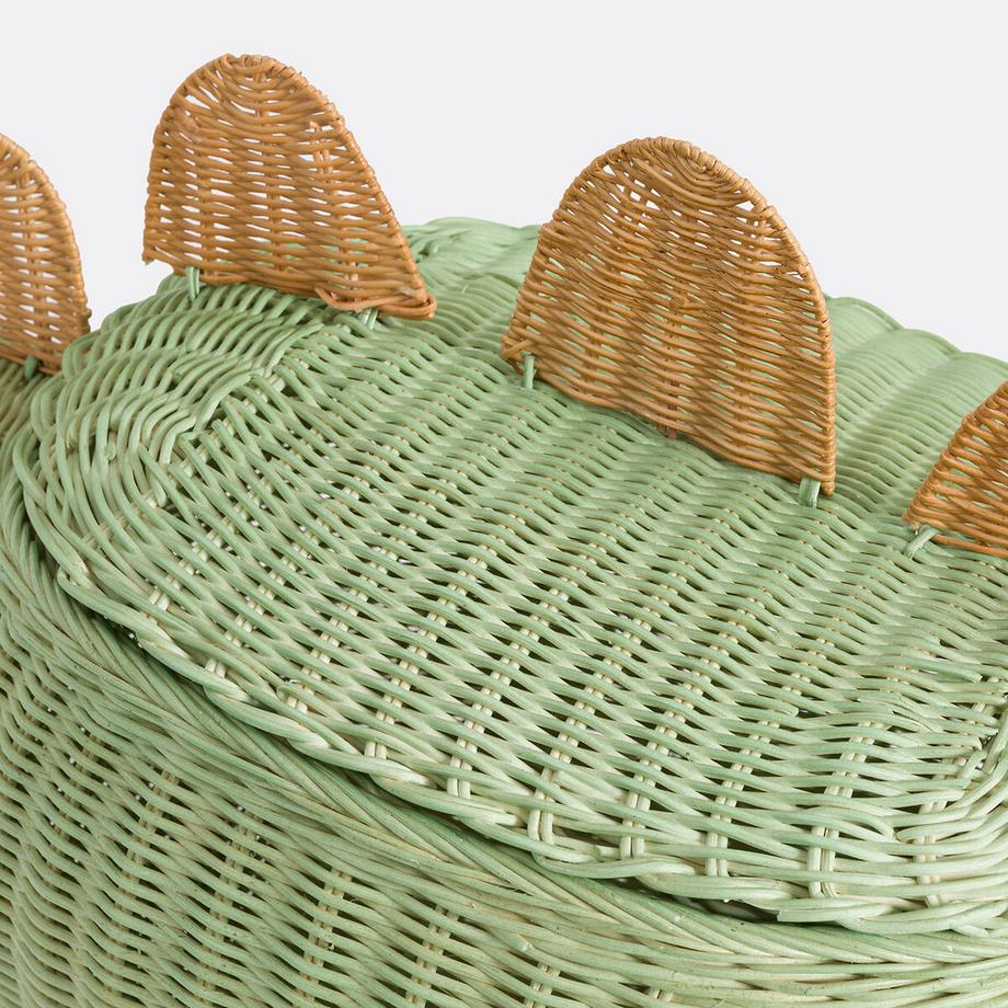La Redoute Intérieurs Panier enfant dinosaure en rotin  