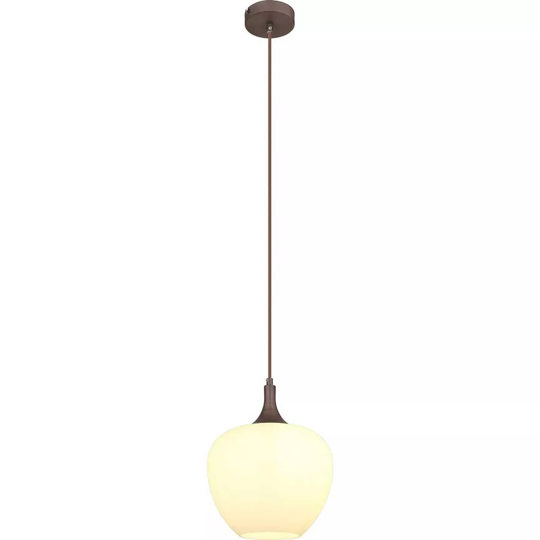 mutoni light – Hängeleuchte Maxy Metall kaffee 1xE27, One Size