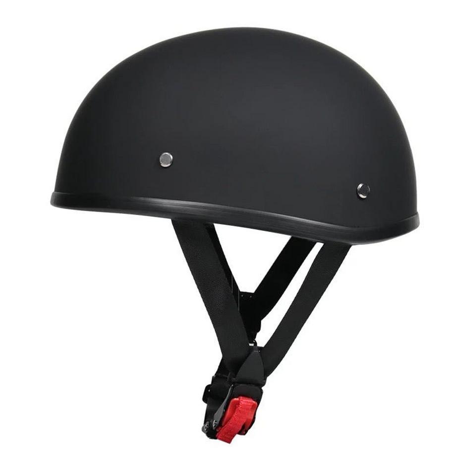 Casque Chopper pour trottinette électrique et scooter électrique, noir mat Moyen