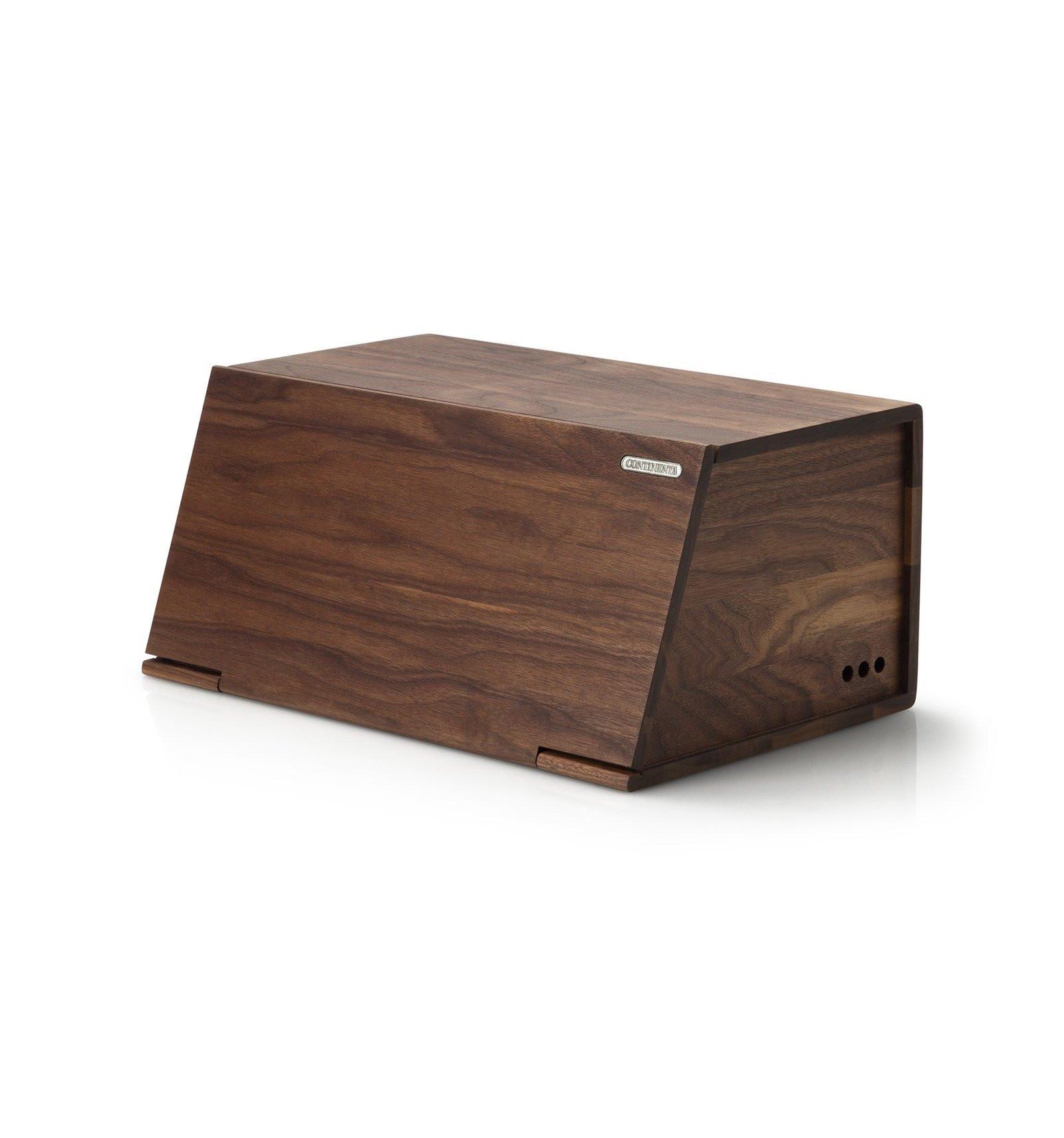 Image of Brotkasten, Walnuss, 40x26x18,5cm Unisex Braun ONE SIZE