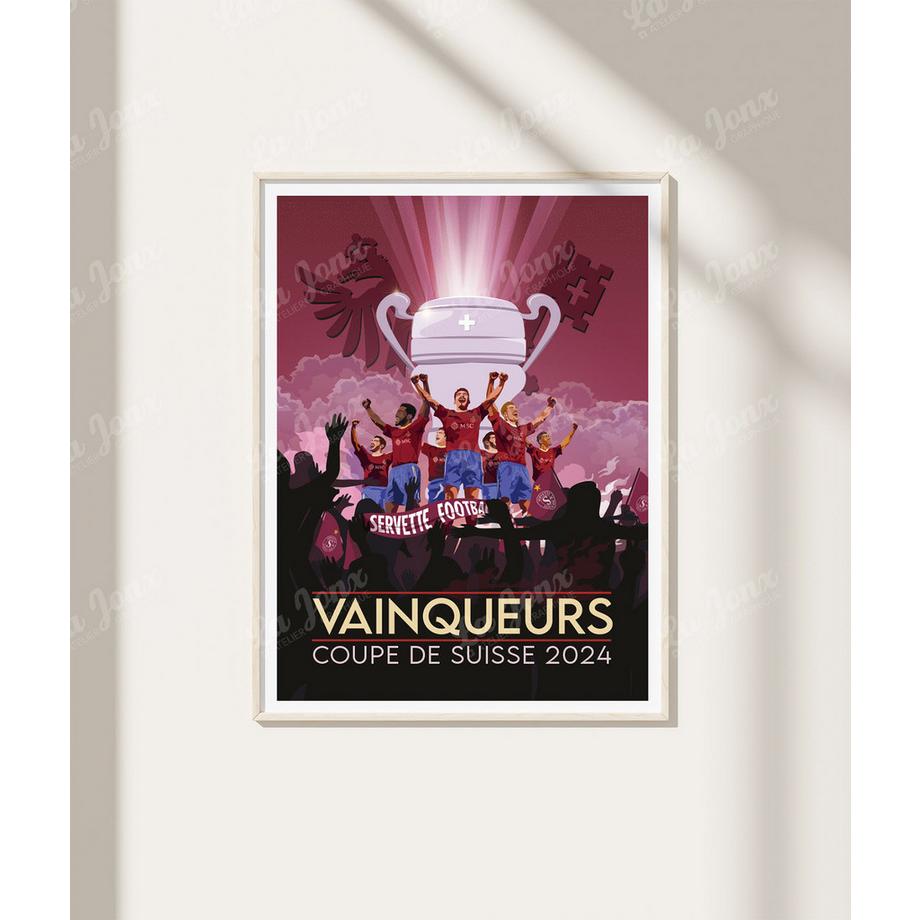La-Jonx Affiche de Servette FC - Coupe de Suisse  
