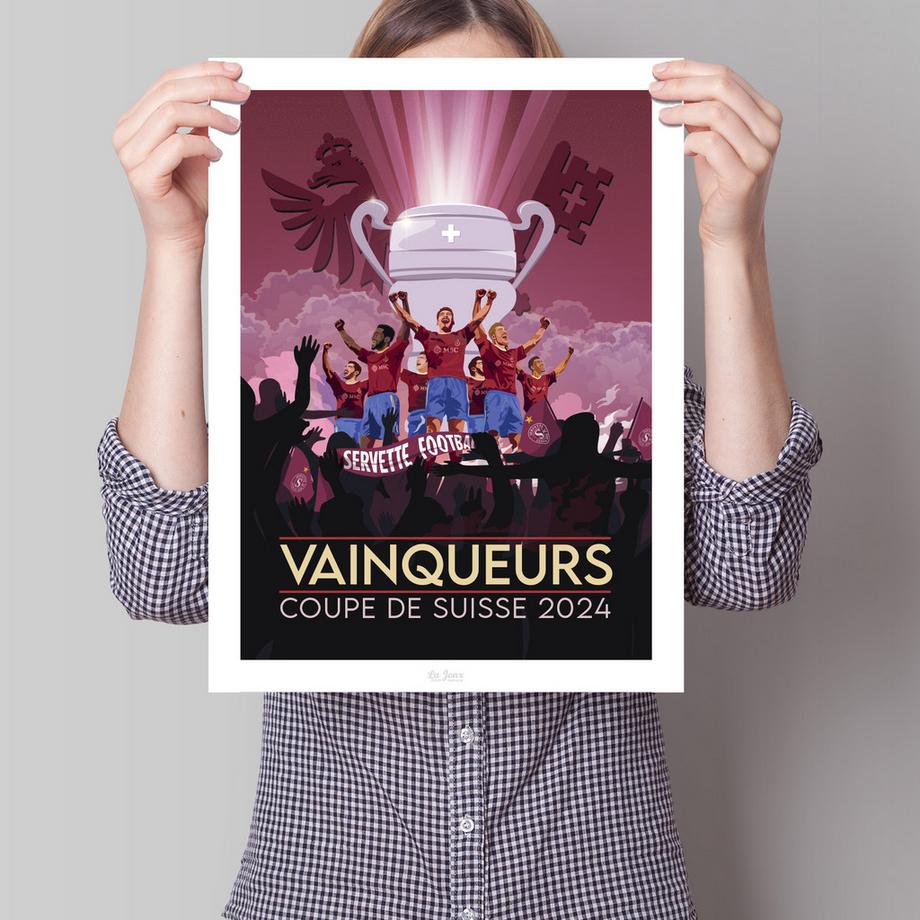 La-Jonx Affiche de Servette FC - Coupe de Suisse  