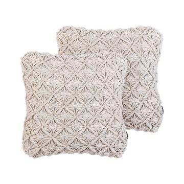 Lot de 2 coussins en Coton Boho KIZKALESI