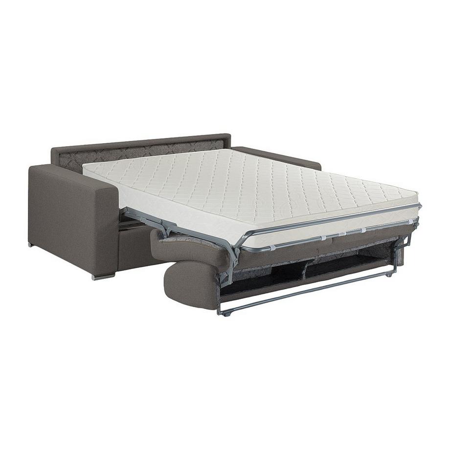 LINEA SOFA Canapé 3 places conible express en tissu CALITO Couchage lattes larges 1Matelas  