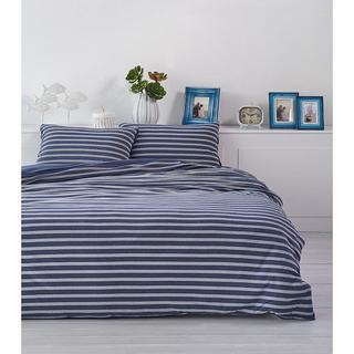 Living Home Melange Jersey Double Face Taie de duvet  