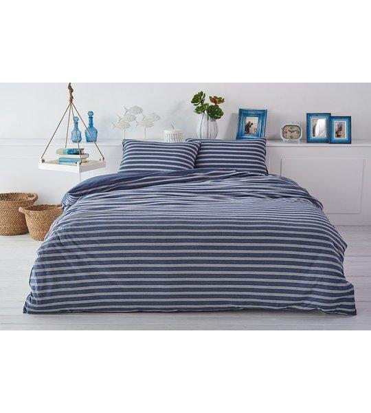 Living Home Melange Jersey Double Face Taie de duvet  