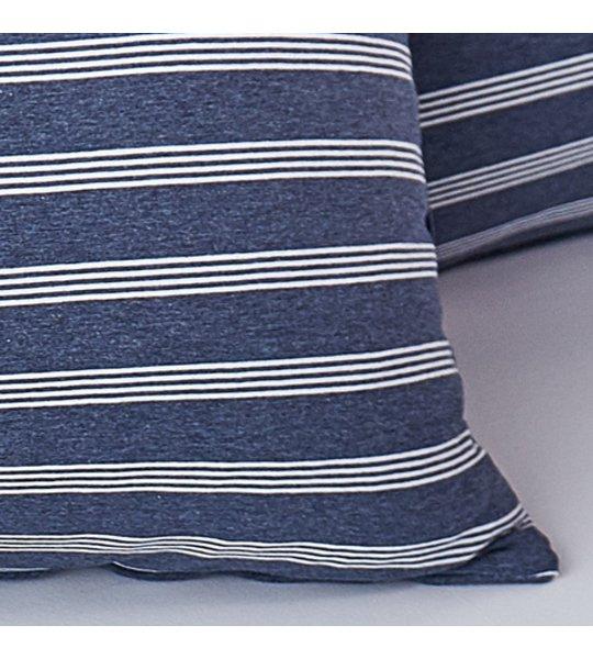 Living Home Melange Jersey Double Face Taie de duvet  