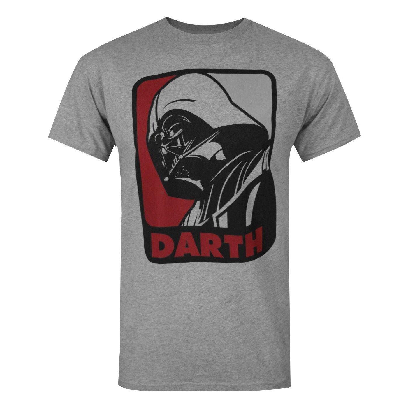Image of Offizielles Darth Vader Sport Tshirt Herren Grau L
